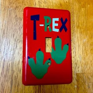 Dinosaur Light Switch Plate